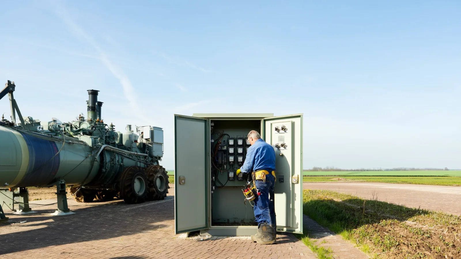Aggregaat huren Noord-Brabant netcongestie: boerderij